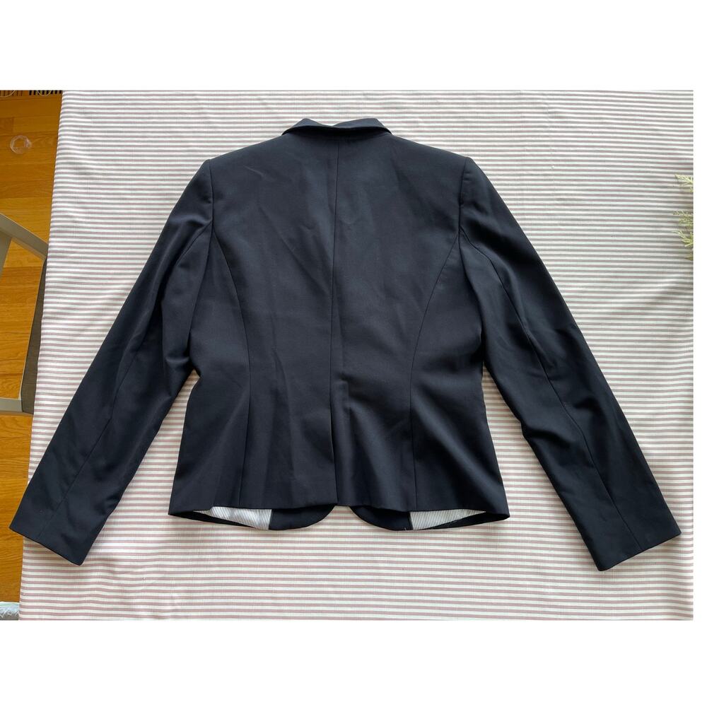 Calvin Klein Women's Blazer Navy Blue Two-Button Size 8 Buisness professional - Picture 2 of 9